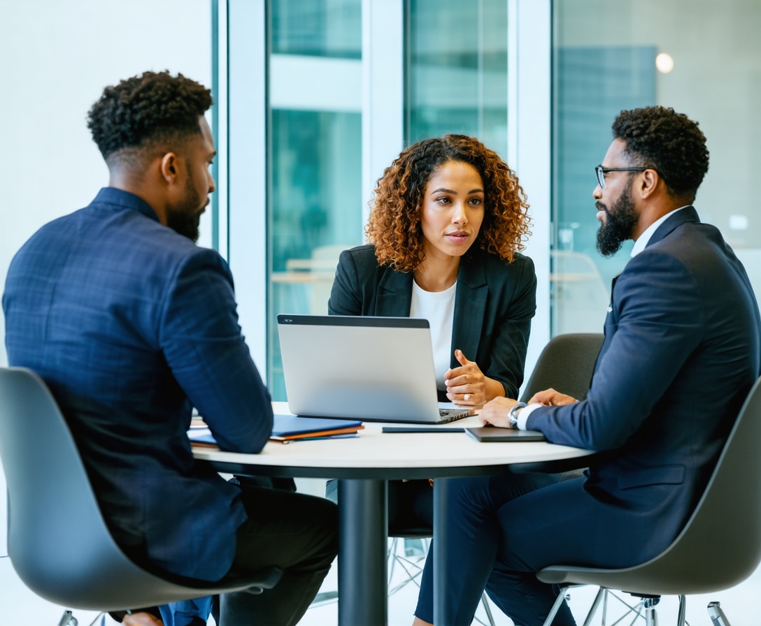 Tím špecialistov Rastové Jadro pri práci na novej stratégii